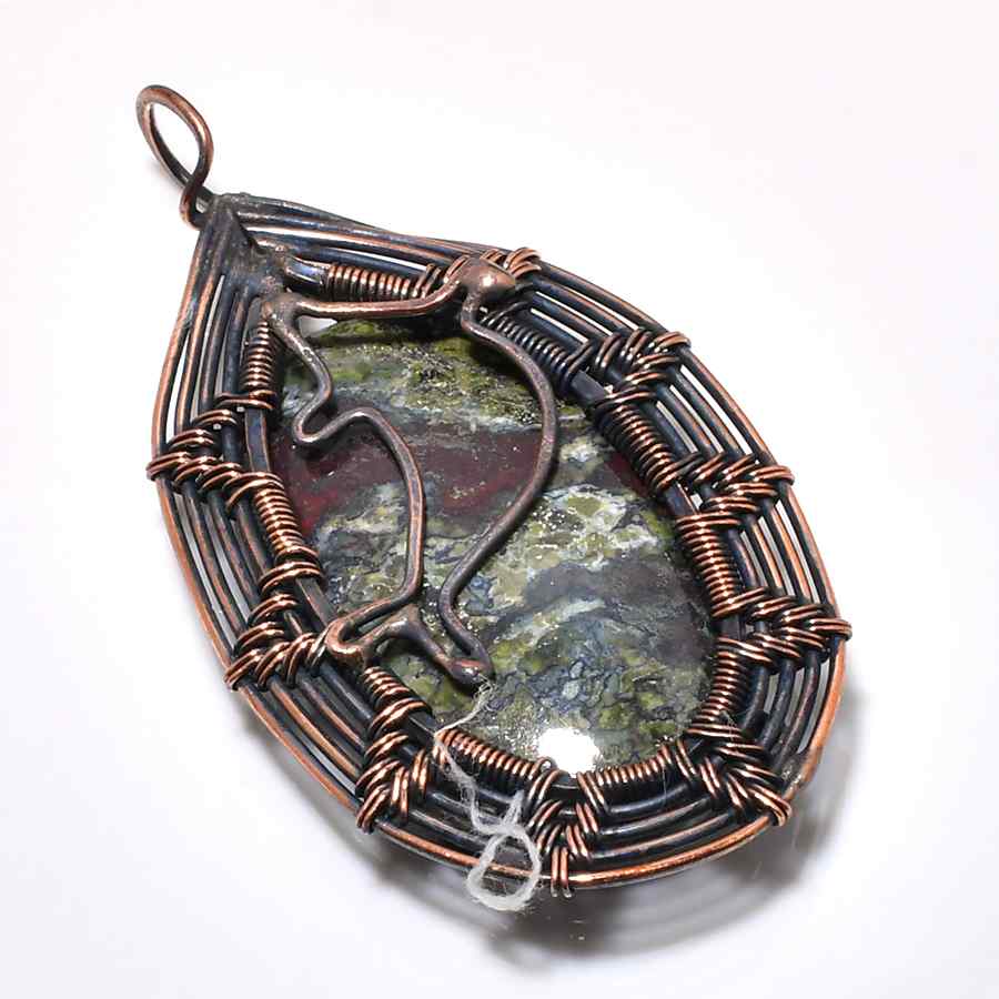 Earth’s Embrace – Copper Stone Pendant
