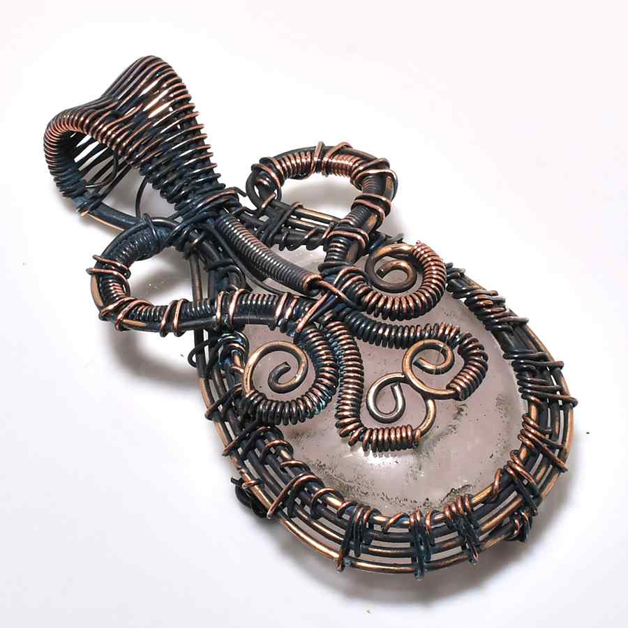 Aurora’s Crown – Amethyst Copper Pendant