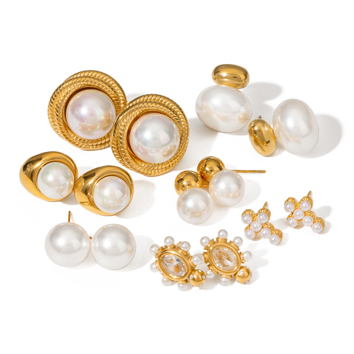 Titania Pearl Studs