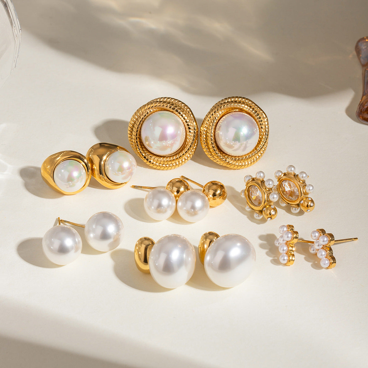 Titania Pearl Studs