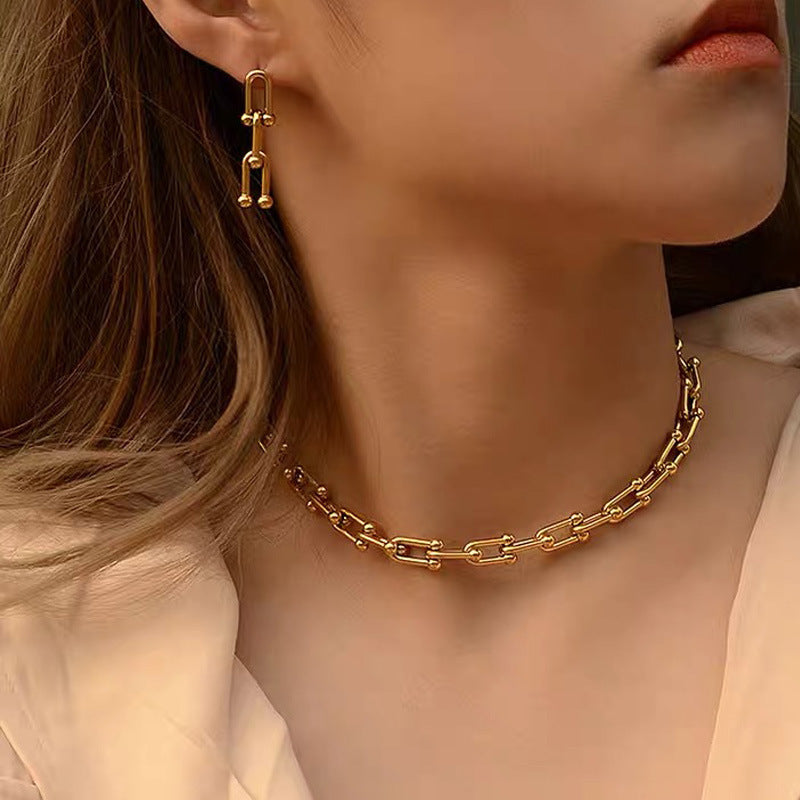 U-Chain Hip Hop Jewelry Set