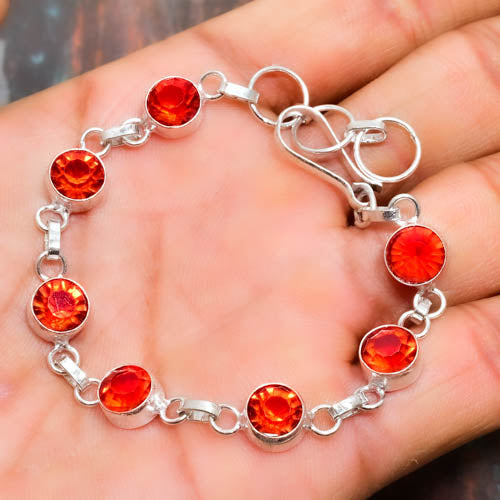 Radiant Ember – Passionate Red Crystal Bracelet