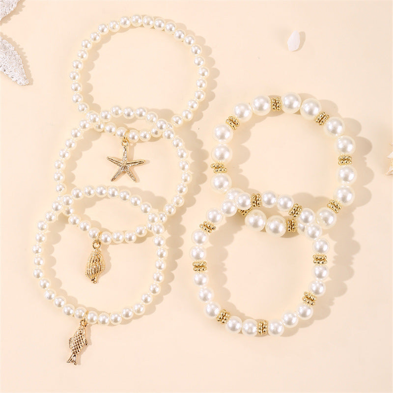 Starfish Ocean Pearl Bracelet