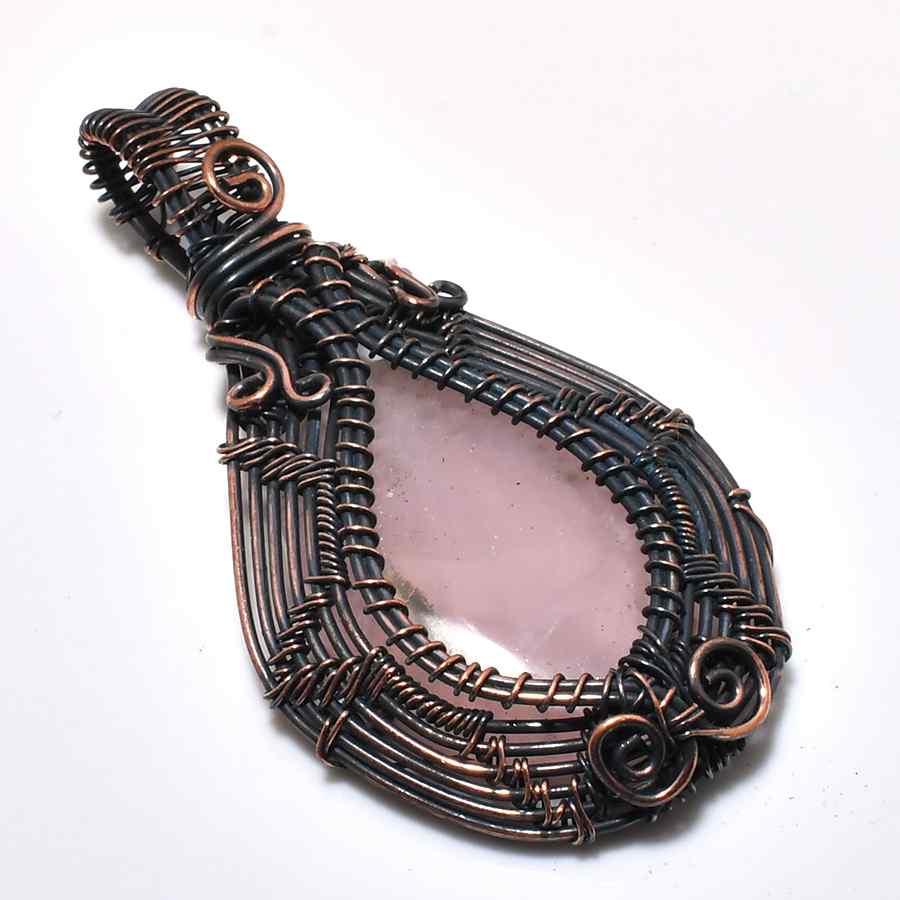 Luna’s Whisper – Amethyst Copper Pendant