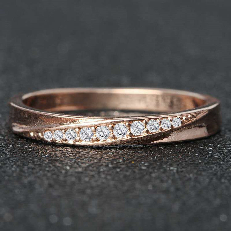 Radiant Rose Gold Ring