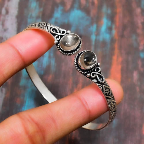 Luna’s Harmony – Sterling Silver Moonstone Bracelet