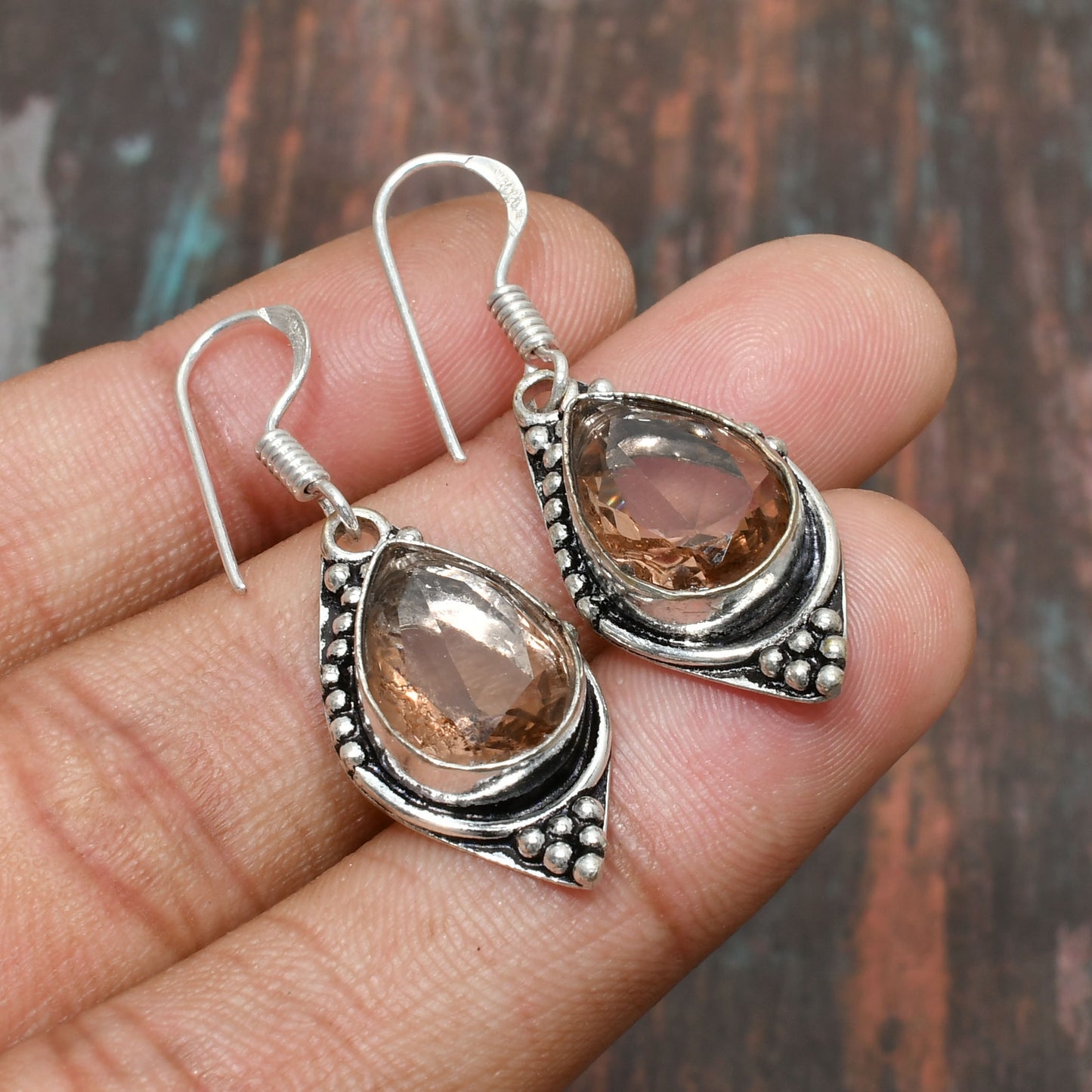 Sylvan Harmony – Sterling Silver Gemstone Earrings