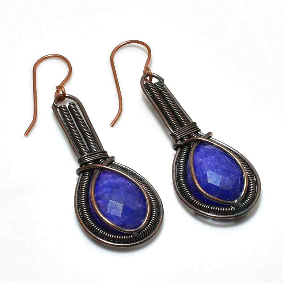 Wisdom’s Whisper – Lapis Lazuli Copper Drops