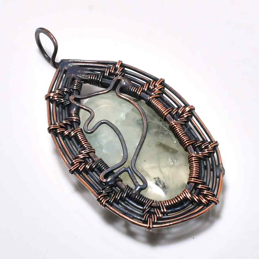 Gaia’s Harmony – Fluorite Copper Pendant