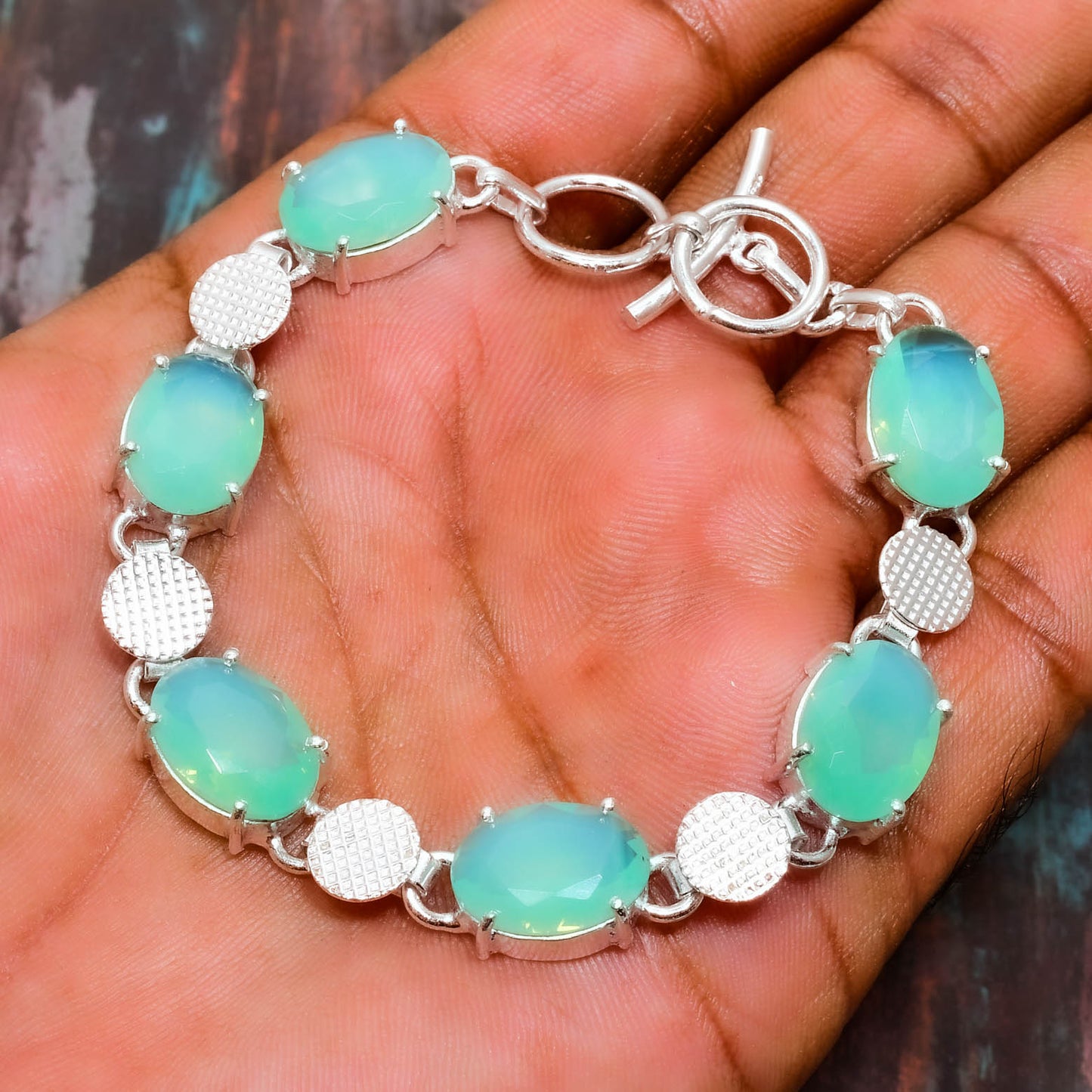 Opal’s Embrace – Silver Serenity Bracelet