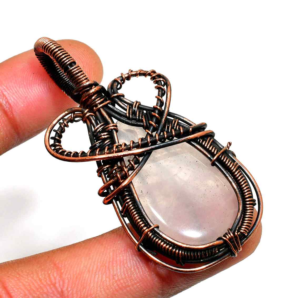 Harmony’s Light – Amethyst Copper Pendant