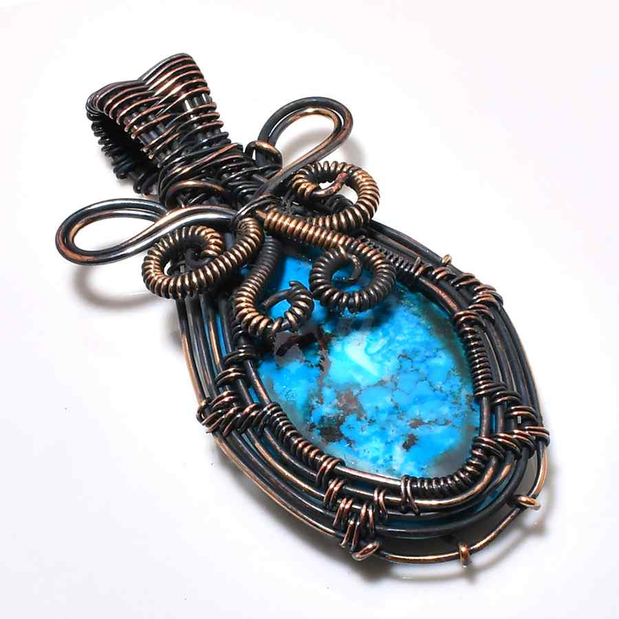 Serene Sky – Turquoise Copper Pendant