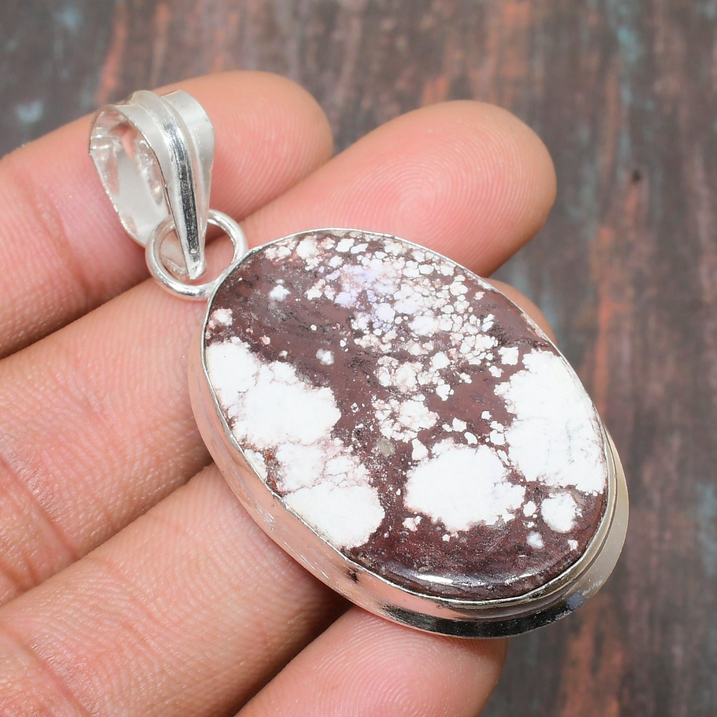 Earth’s Embrace – Jasper & Sterling Silver Pendant