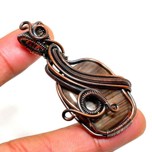 Earth’s Embrace – Copper Agate Pendant