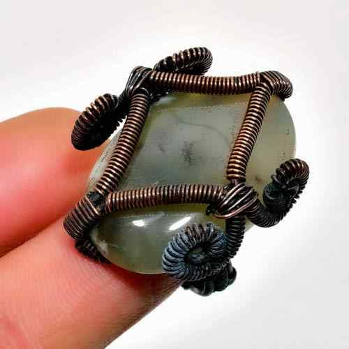 Harmony’s Heart – Jade & Copper Pendant