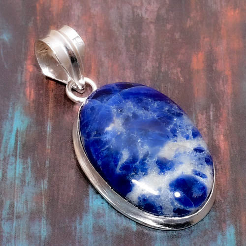 Oracle’s Wisdom – Lapis Lazuli & Sterling Silver Pendant