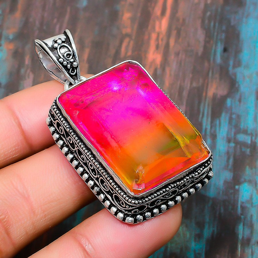 Harmony’s Heart – Watermelon Tourmaline Pendant