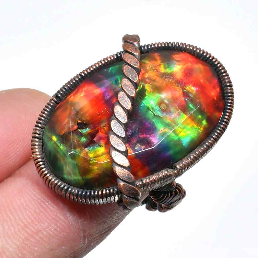 Soulfire – Opal Copper Ring