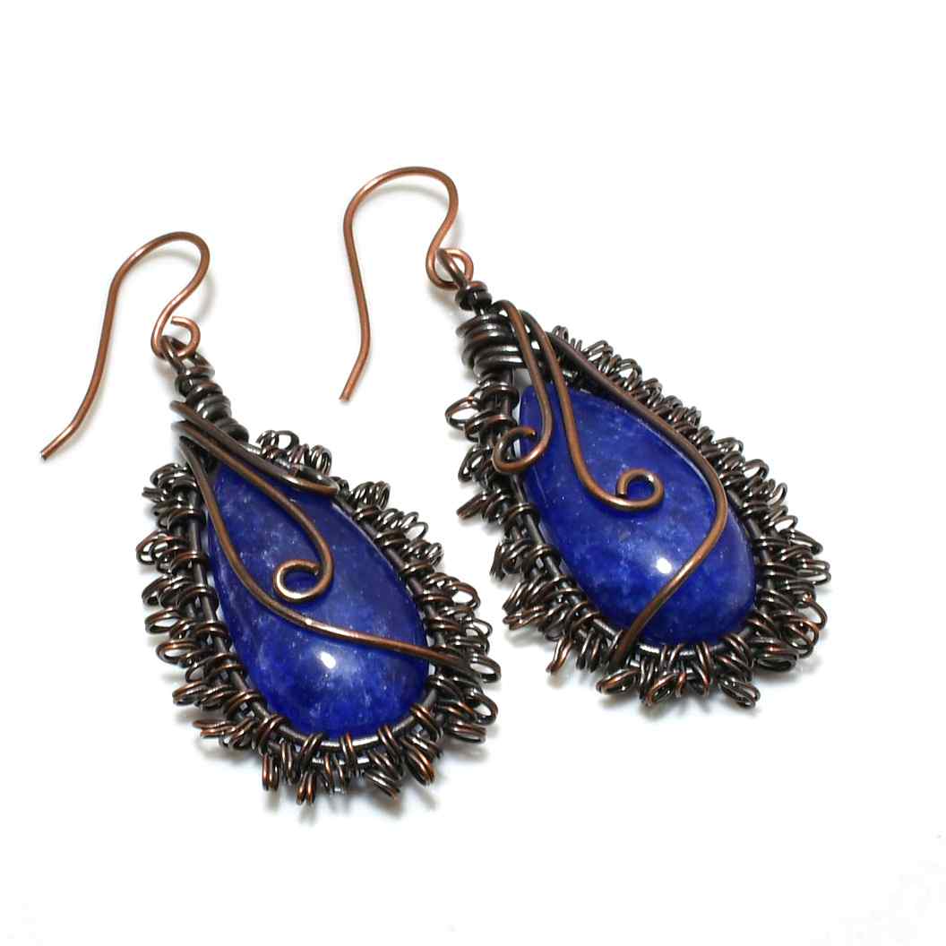 Celestial Muse – Lapis Lazuli Copper Drops