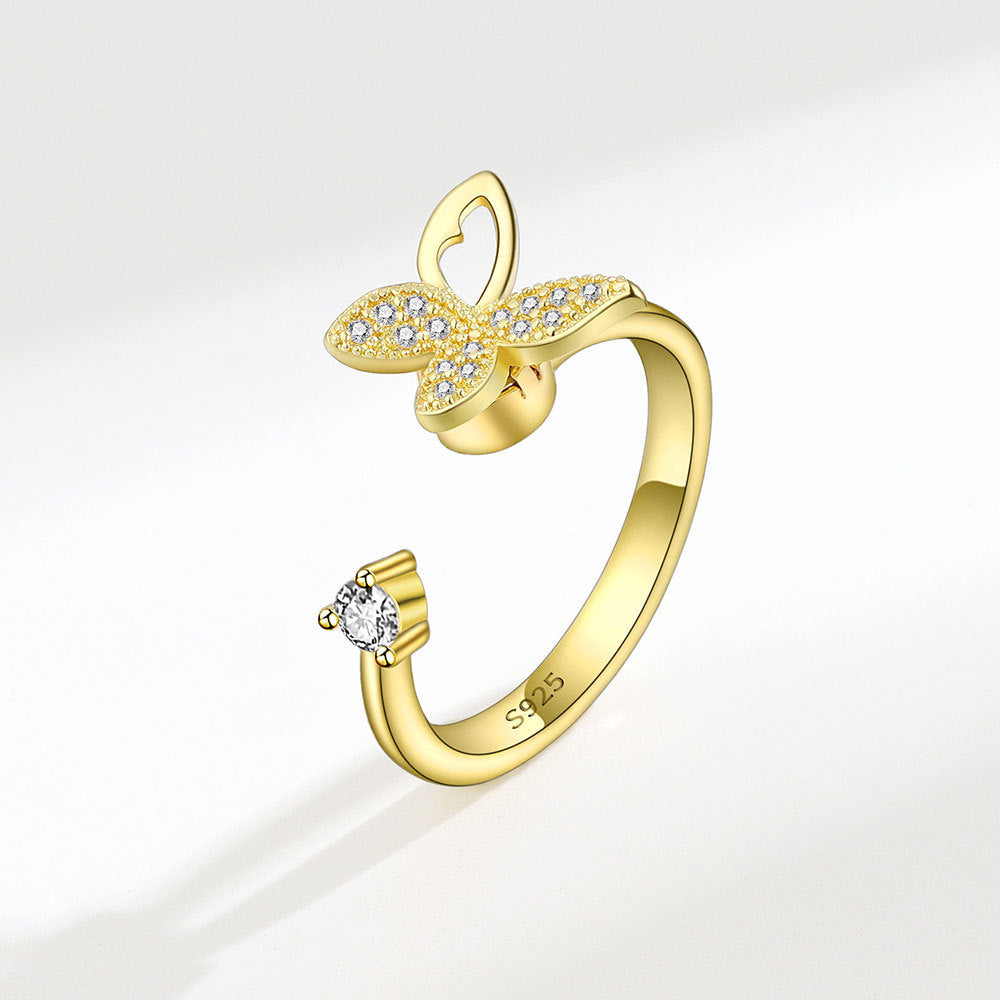 Little Butterfly Ring - 925 Sterling Silver