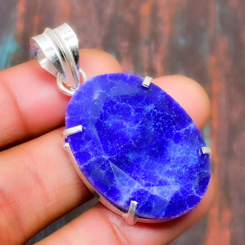Sage’s Eye – Lapis Lazuli Sterling Silver Pendant