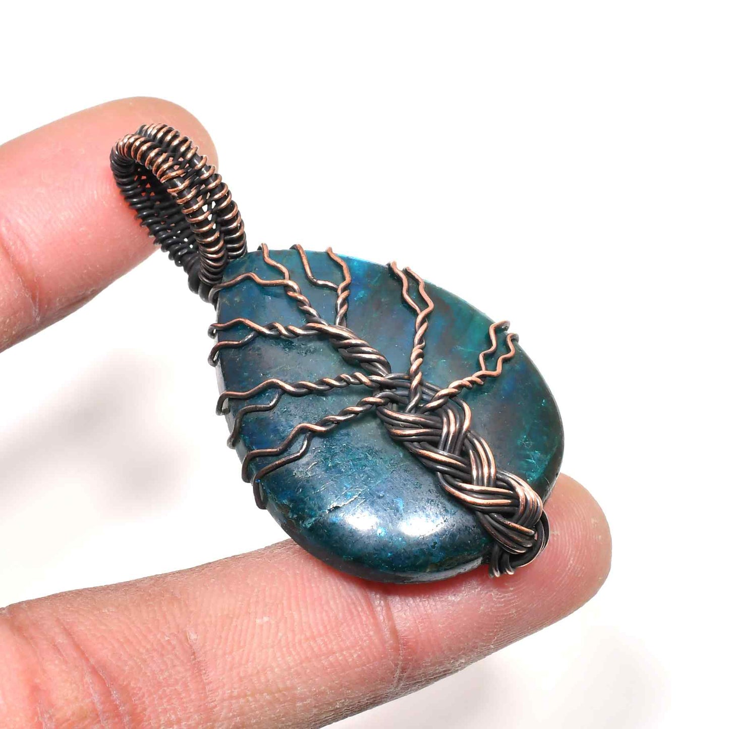 Eden’s Heart – Natural Stone Tree of Life Pendant