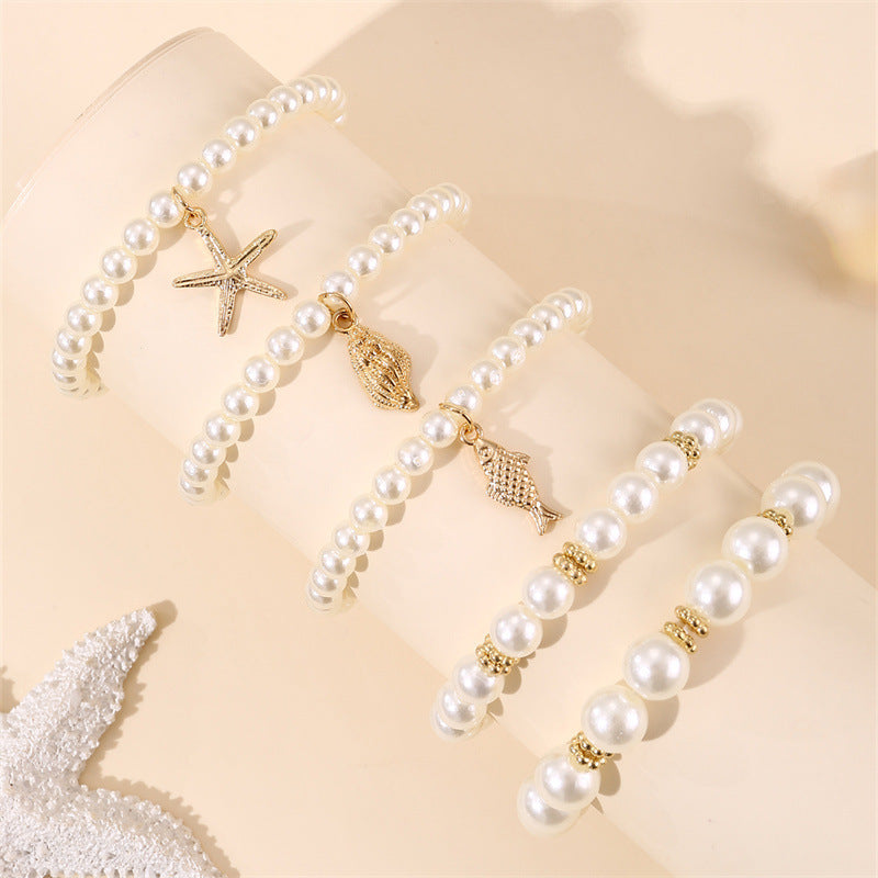 Starfish Ocean Pearl Bracelet