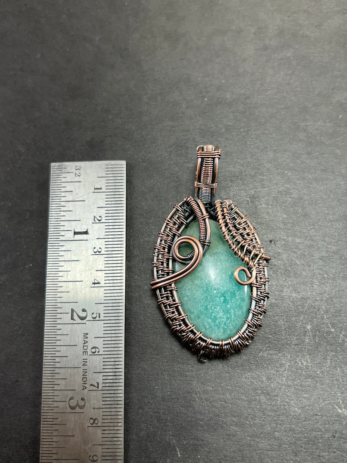 Green Amazonite Gemstone Pendant