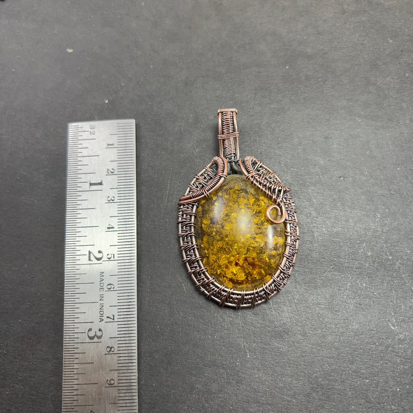 Honey Baltic Amber Gemstone Pendant