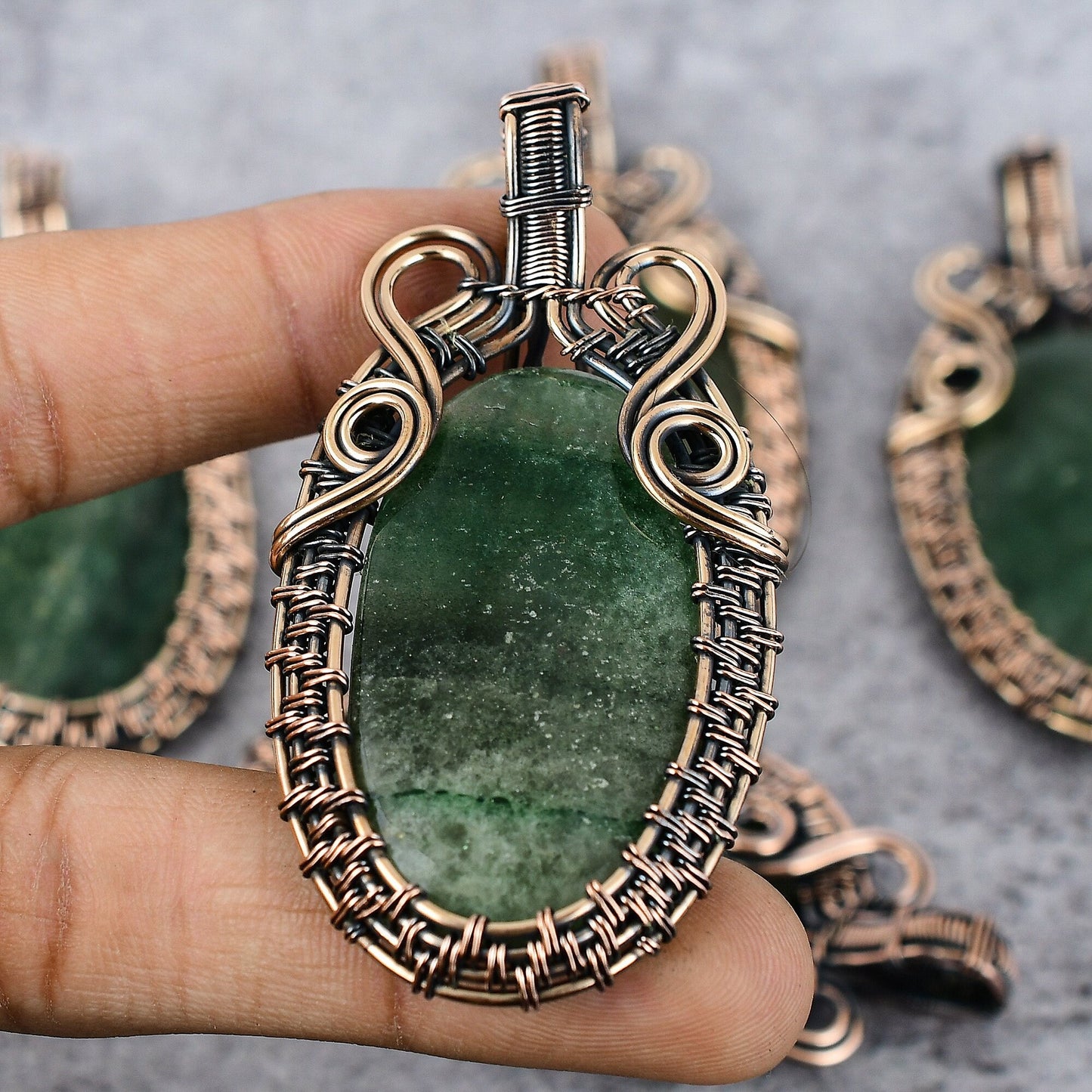Green Aventurine Gemstone Pendant