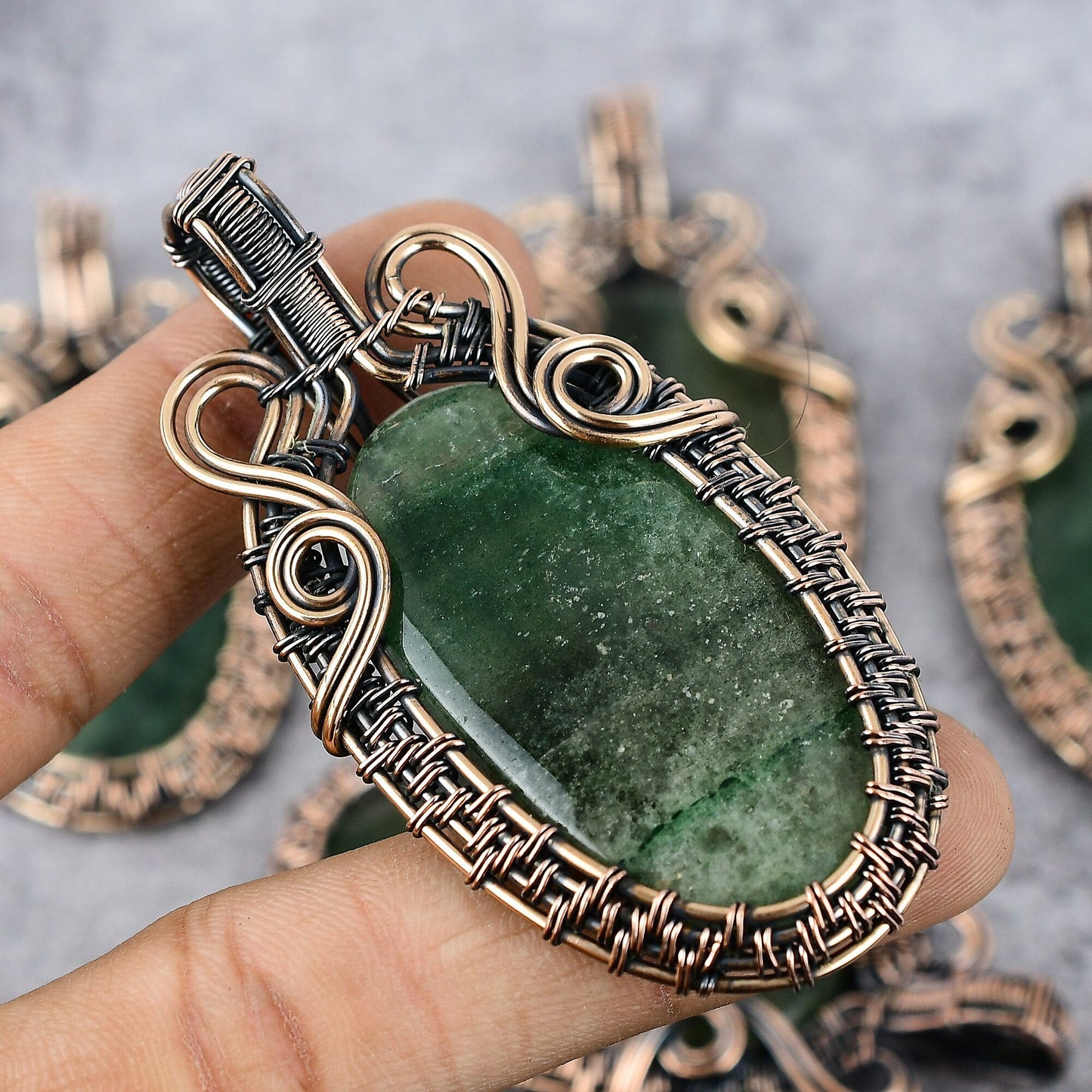 Green Aventurine Gemstone Pendant