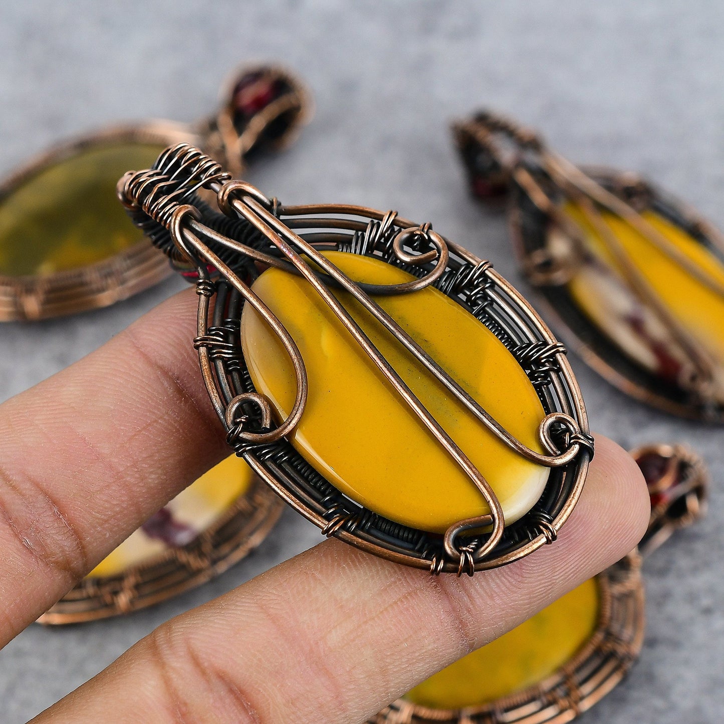 Multicolor Mookaite Gemstone Pendant