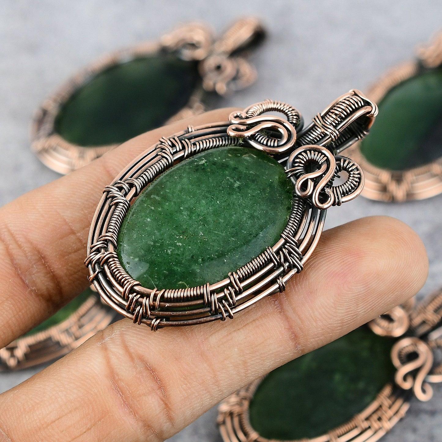 Green Aventurine Gemstone Pendant