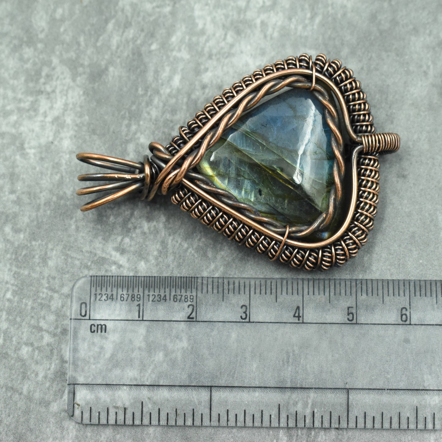 Blue Labradorite Gemstone Pendant