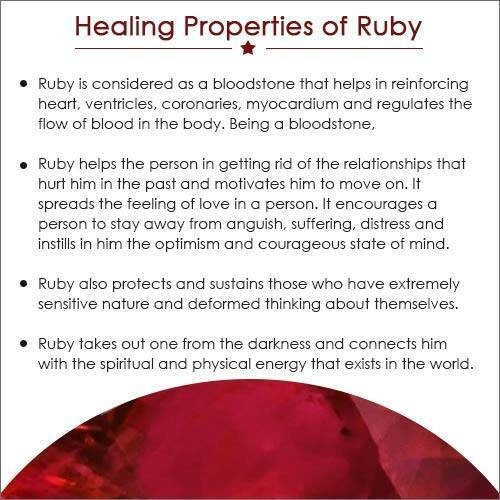 Red Ruby Gemstone Pendant