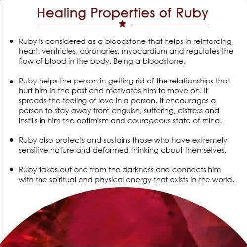 Kashmir Red Ruby Gemstone Pendant