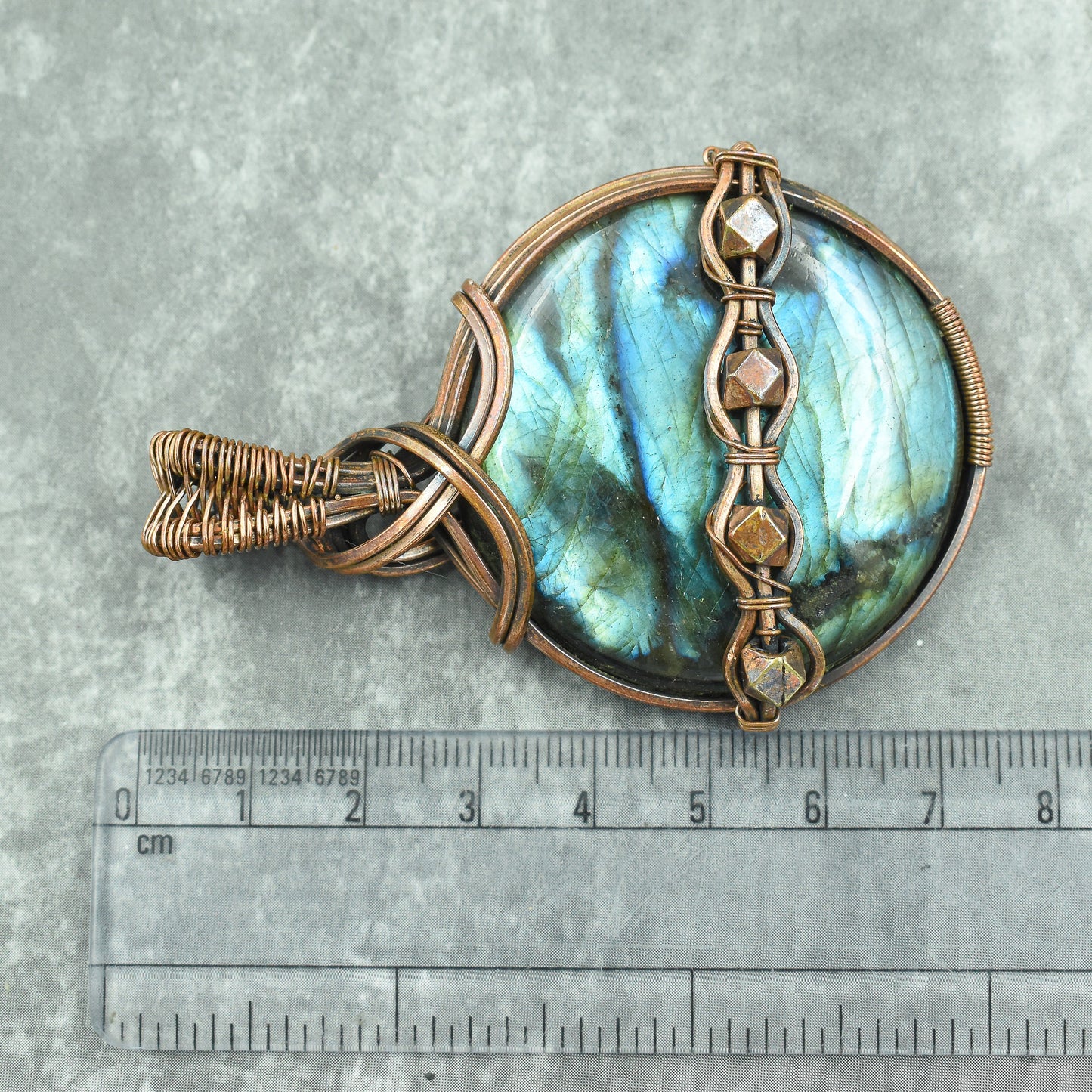 Blue Labradorite Gemstone Pendant