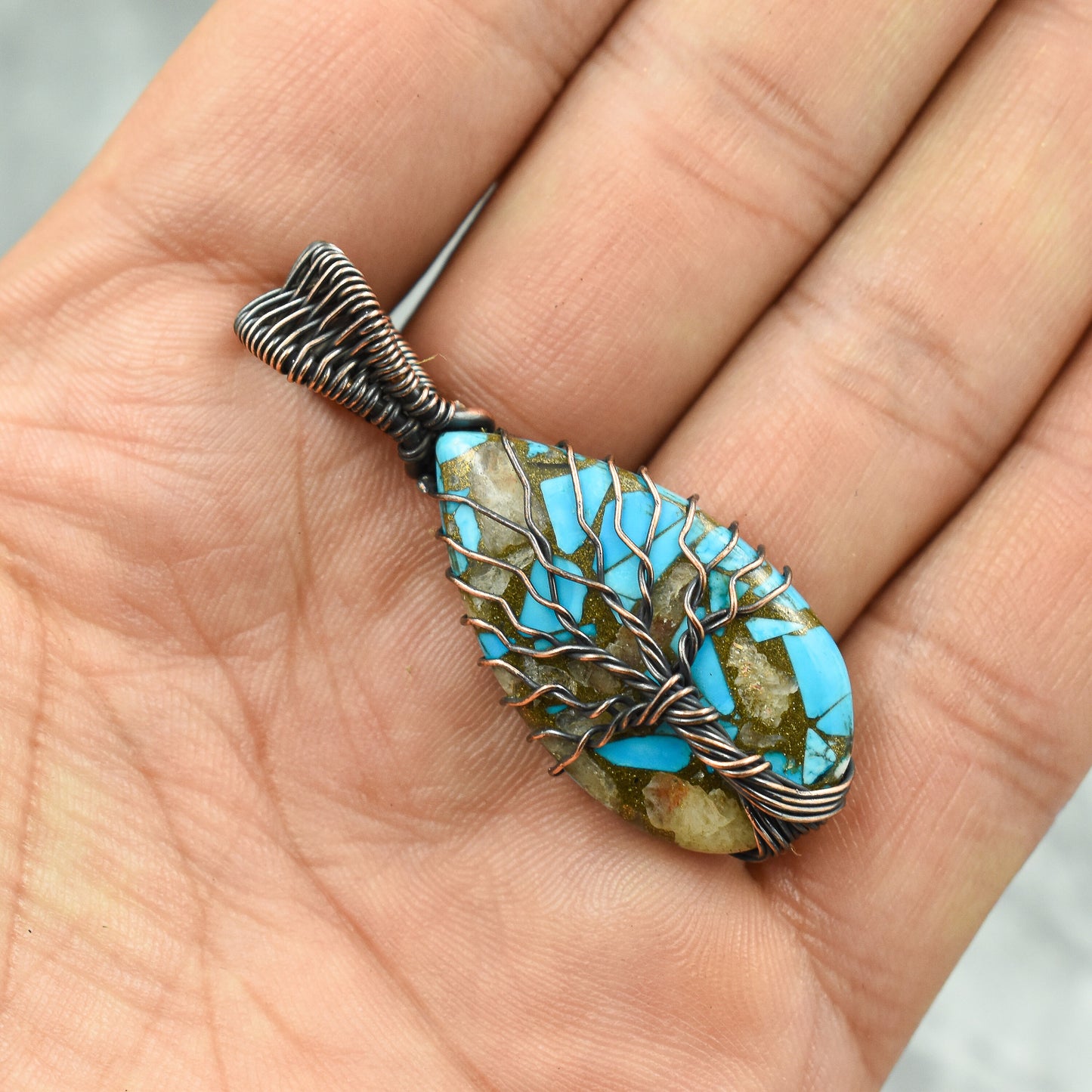 Turquoise Gemstone Pendant