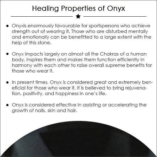 Black Onyx Gemstone Pendant