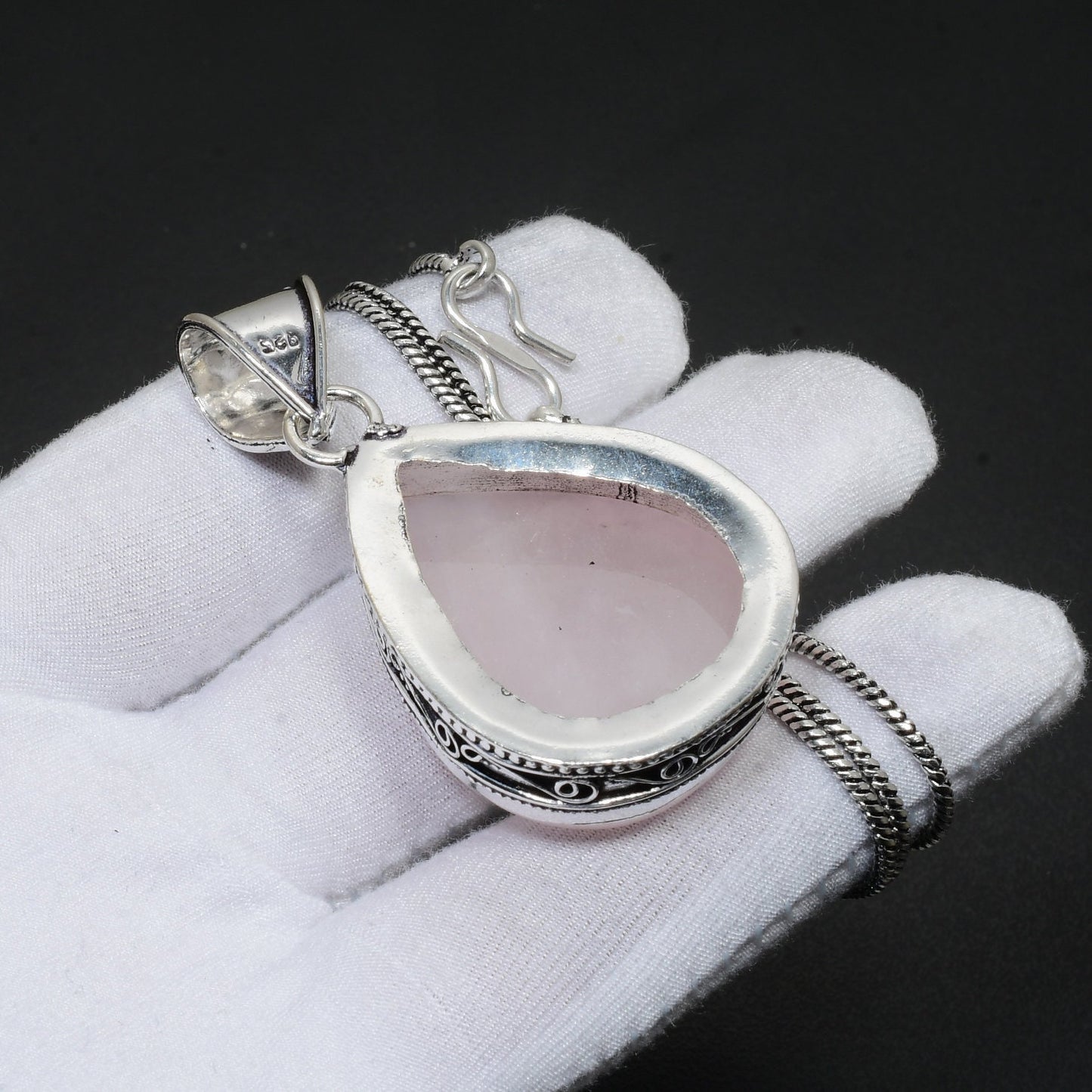 Rose Quartz Gemstone Pendant