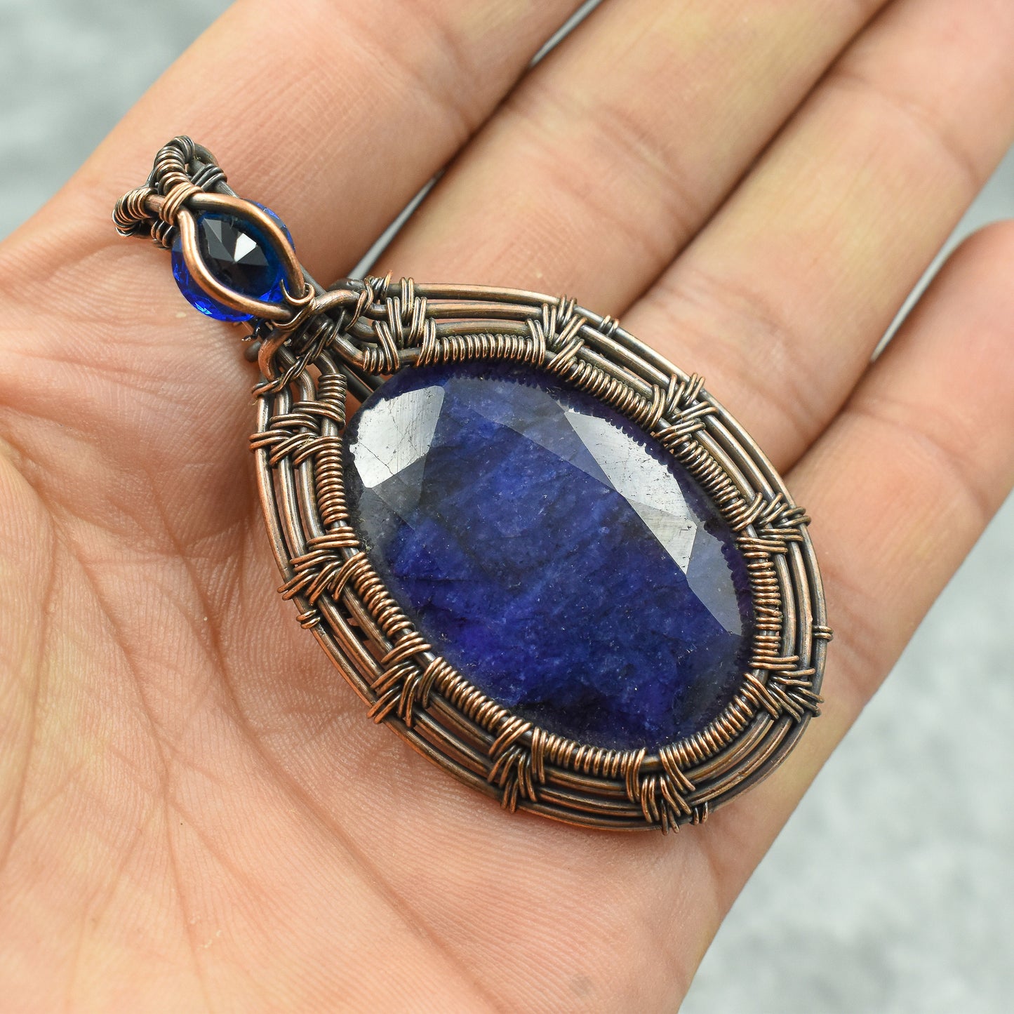 Blue Sapphire Gemstone Pendant
