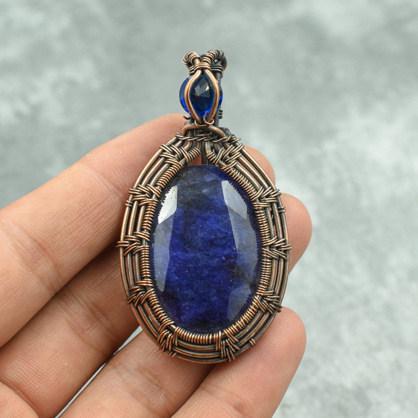 Blue Sapphire Gemstone Pendant