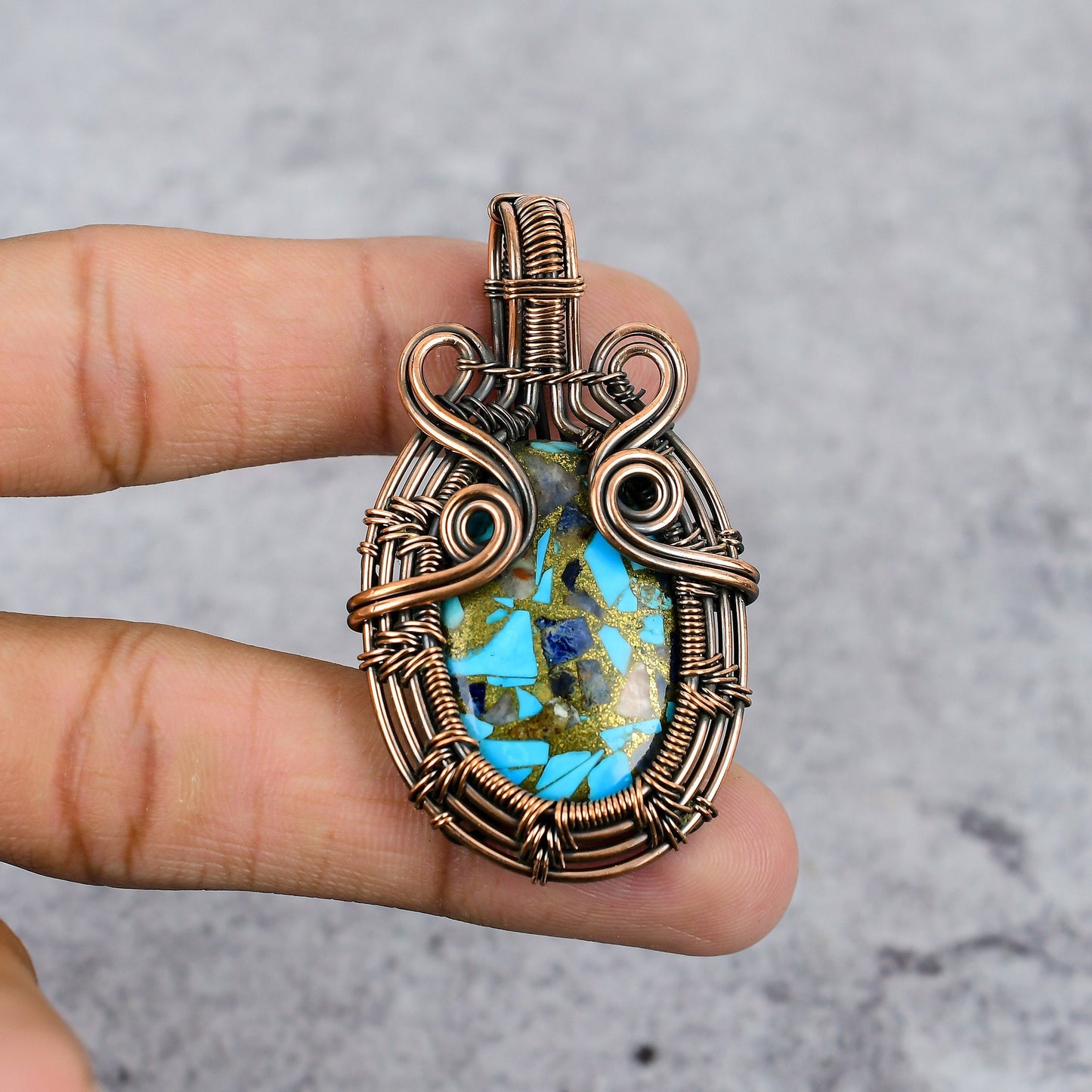 Turquoise Gemstone Pendant