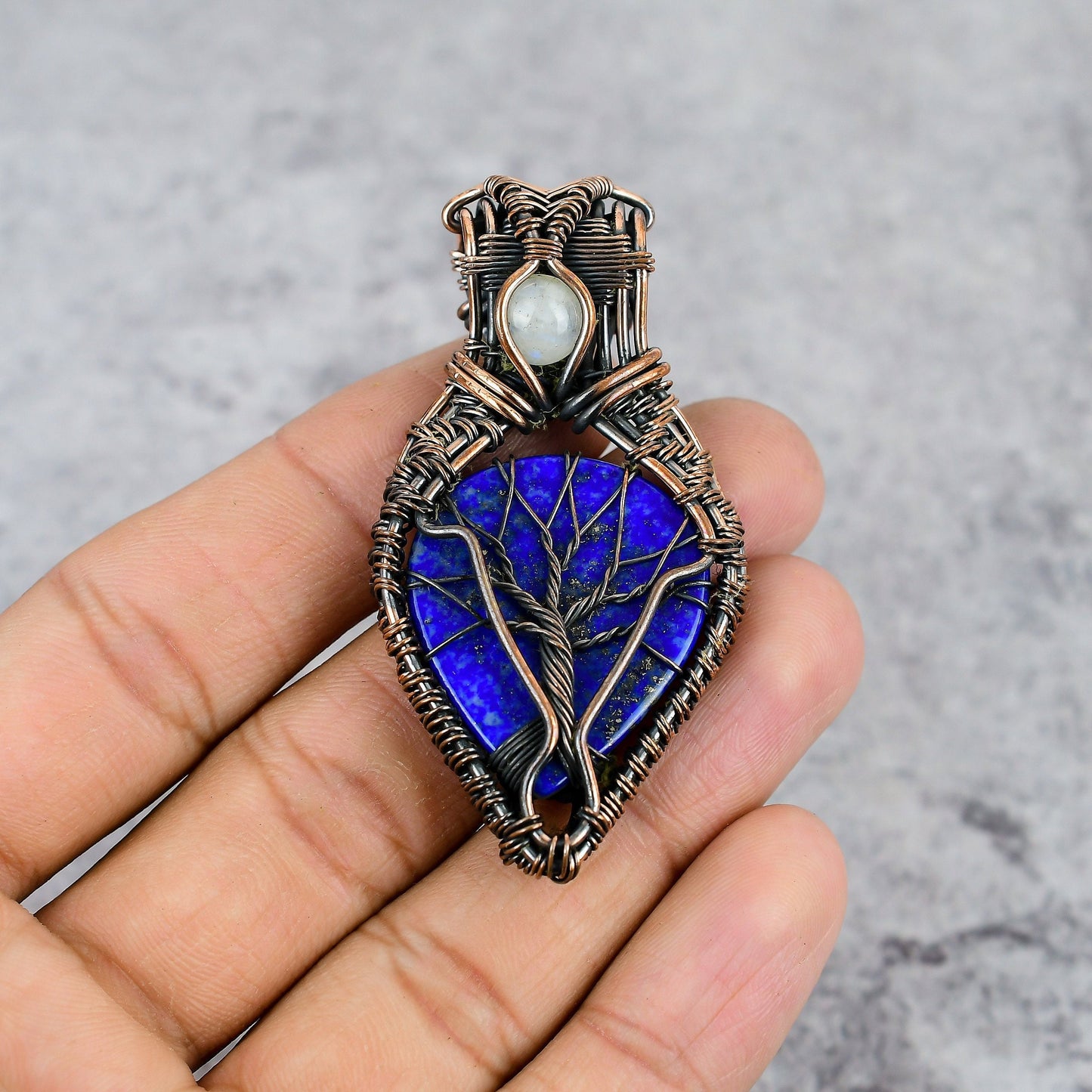 Blue Lapis Lazuli Gemstone Pendant