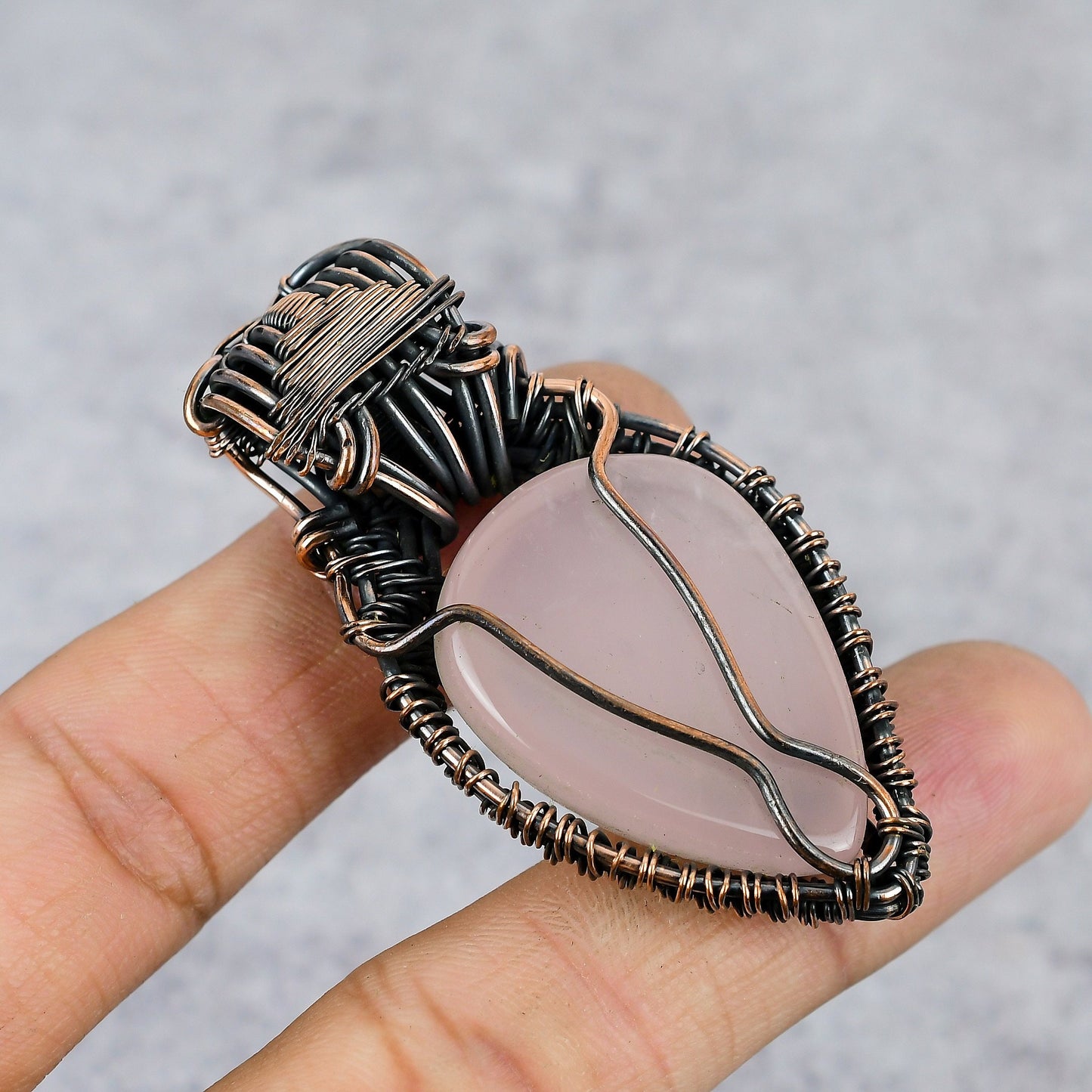 Rose Quartz Gemstone Pendant