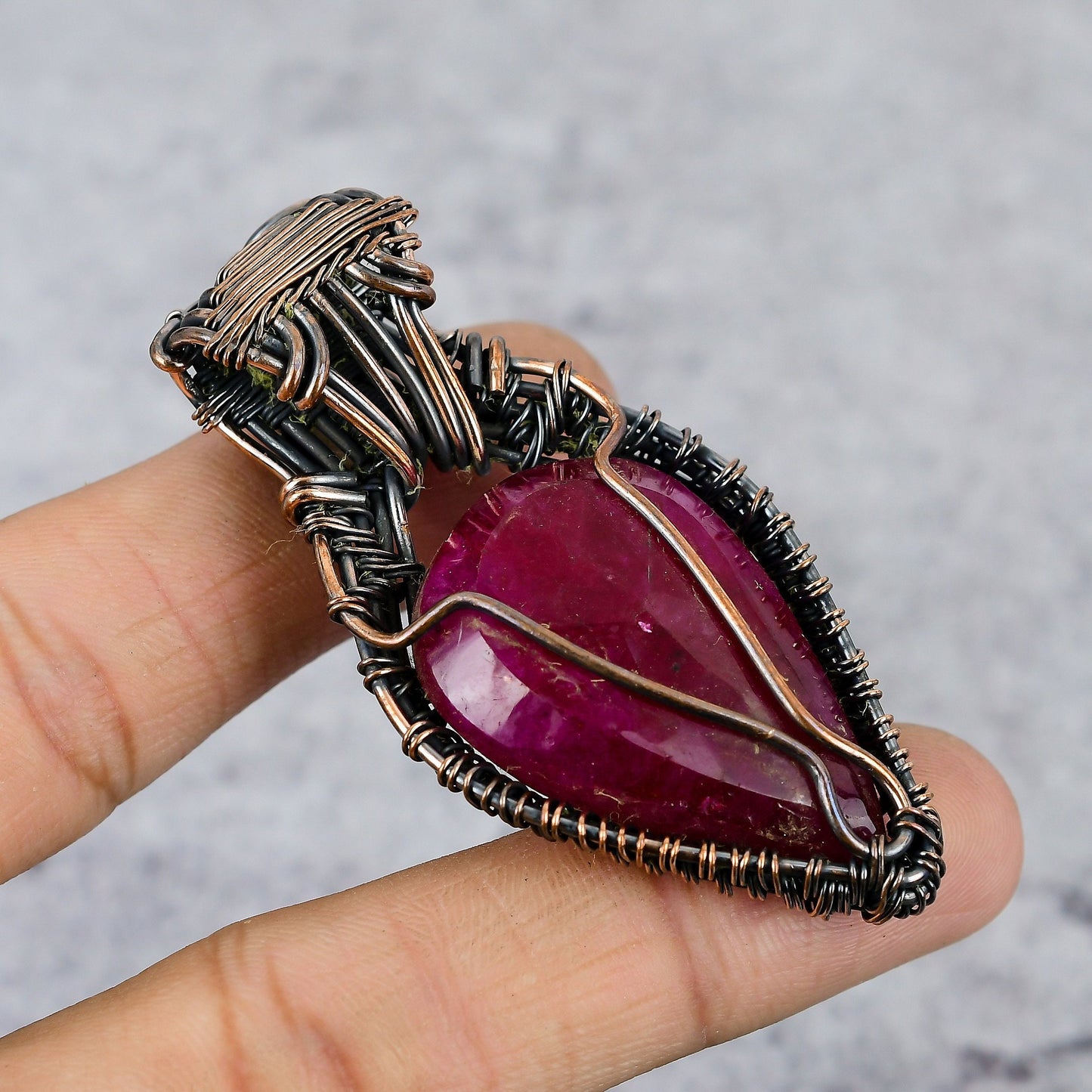 Red Ruby Gemstone Pendant
