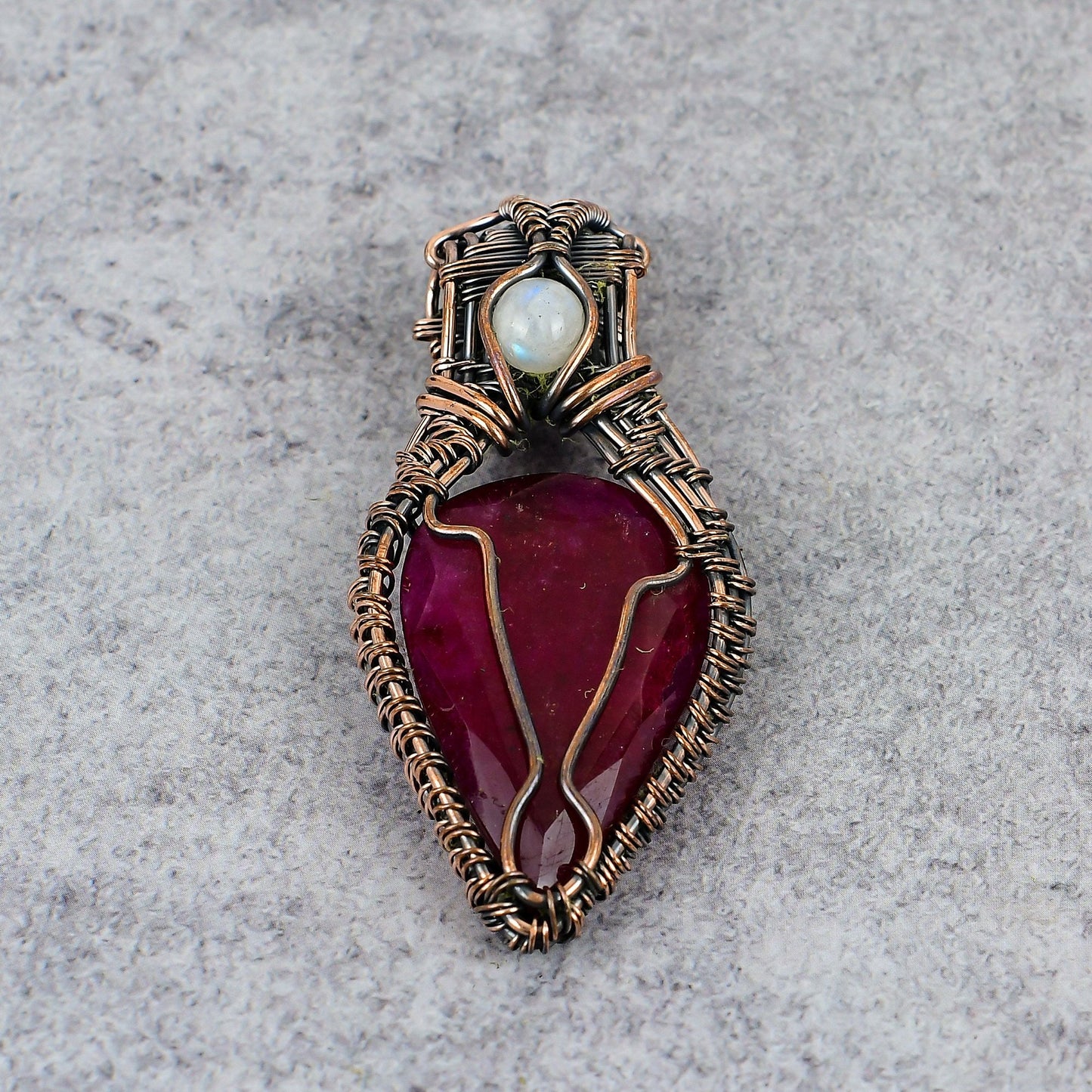 Red Ruby Gemstone Pendant