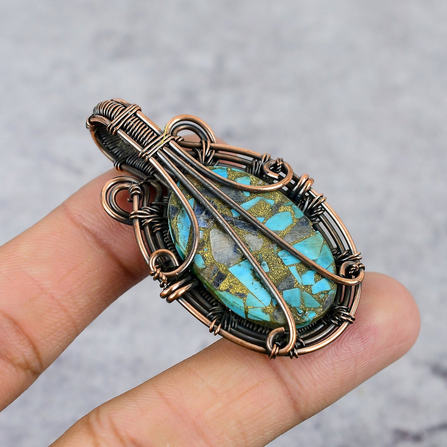 Turquoise Gemstone Pendant