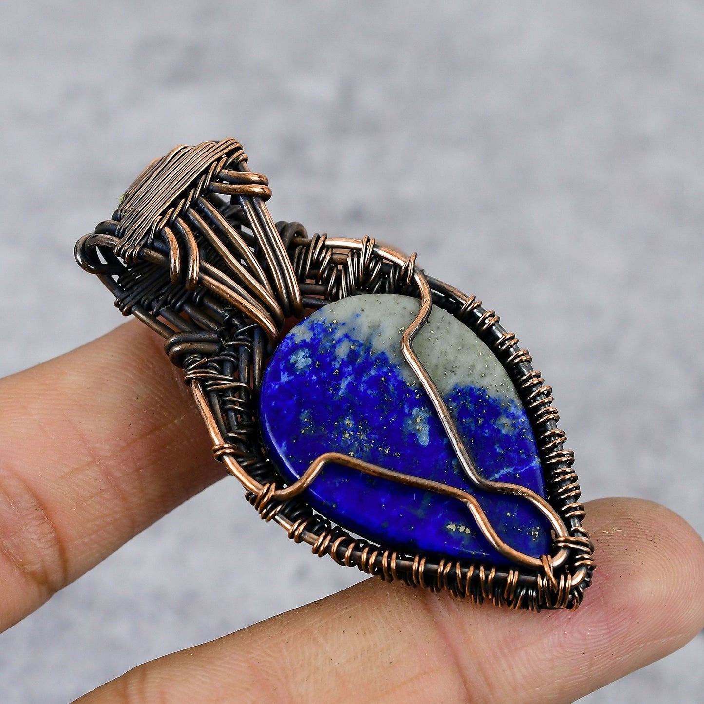 Blue Lapis Lazuli Gemstone Pendant