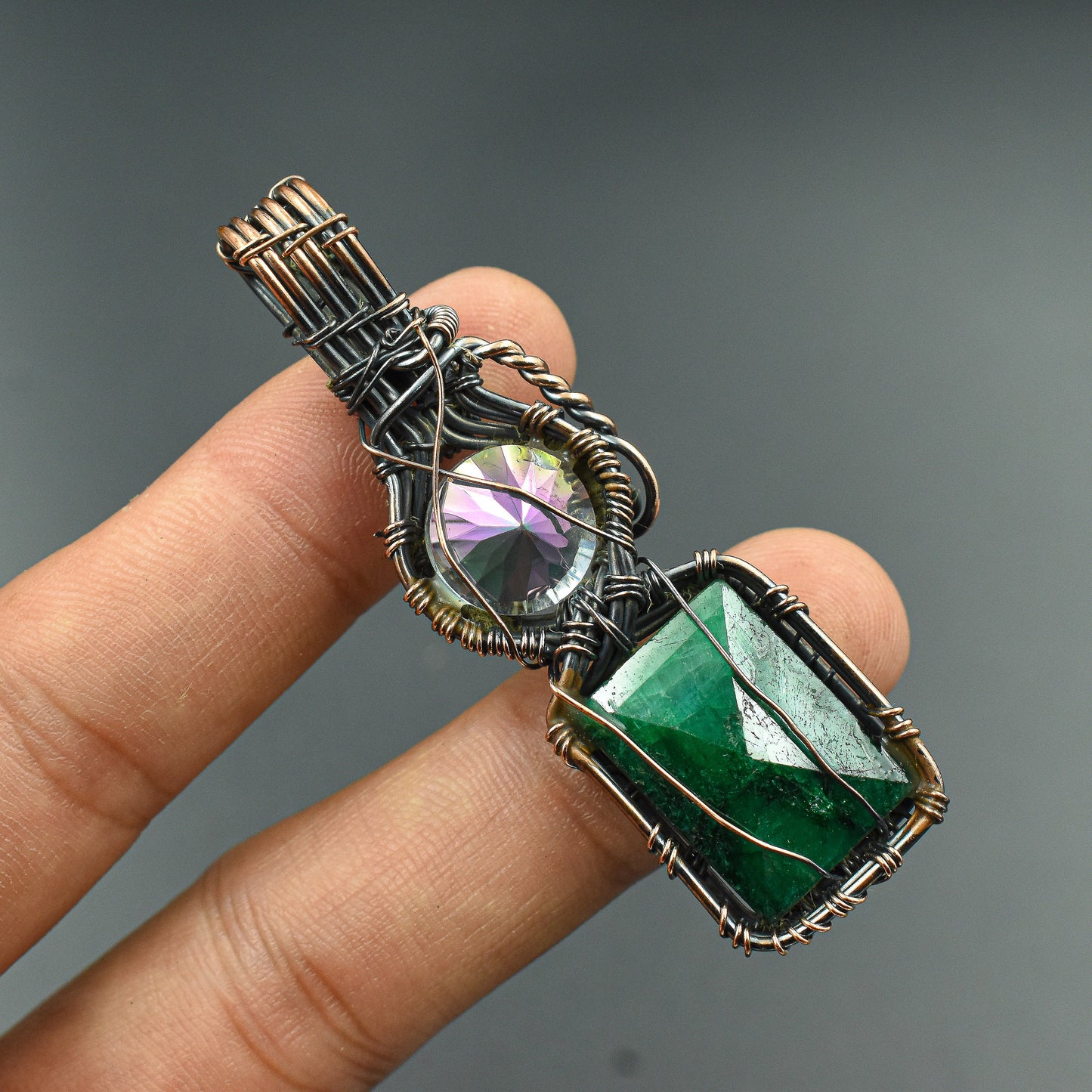 Emerald Green Gemstone Pendant